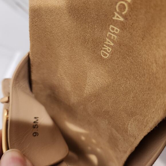 Veronica Beard Paige suede tan sandals size 9.5 - Picture 6 of 6